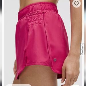 lululemon Pink Running Shorts